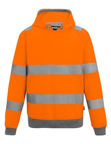 Sweat à capuche haute visibilité - TRF814 - orange fluo