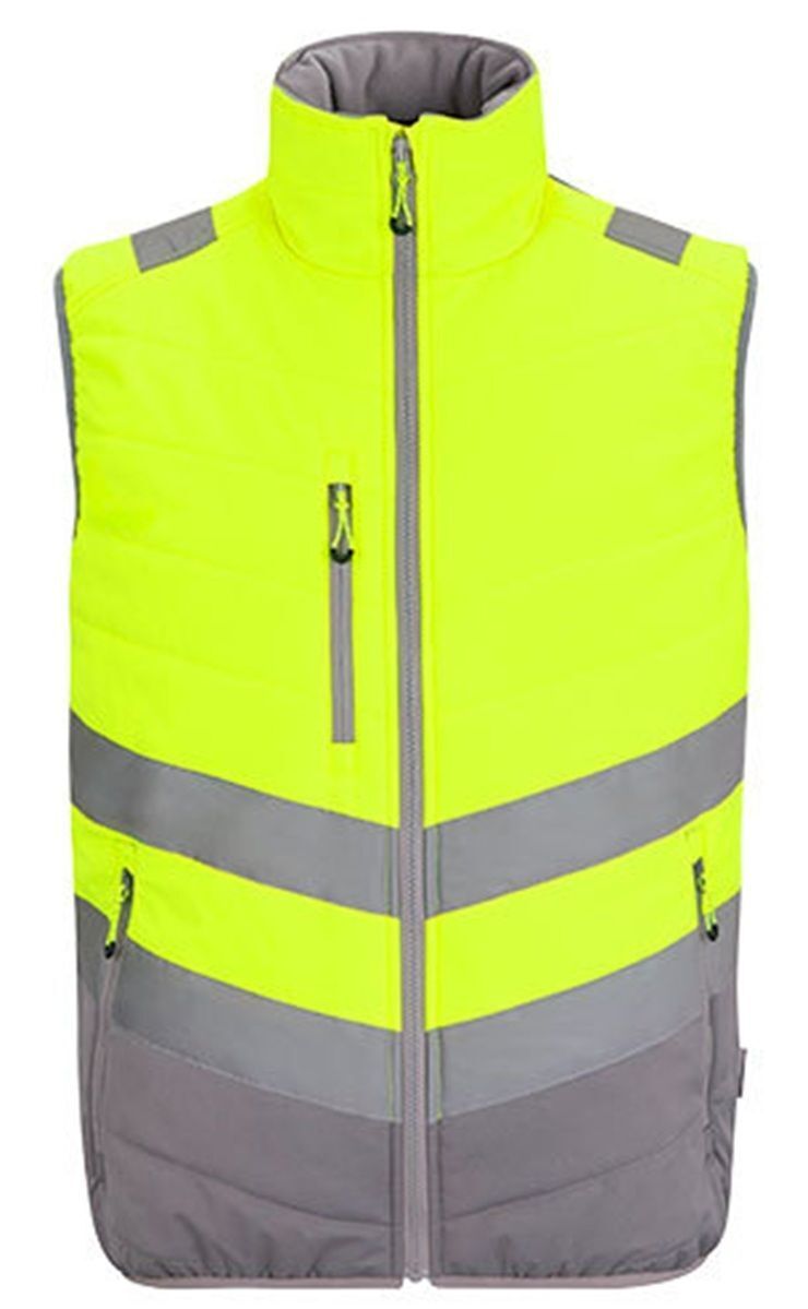 Gilet sans manches haute visibilité - TRB202 - jaune fluo