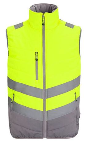 Gilet sans manches haute visibilité - TRB202 - jaune fluo