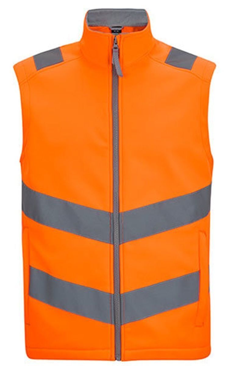 Gilet softshell haute visibilité - TRB201 - orange fluo