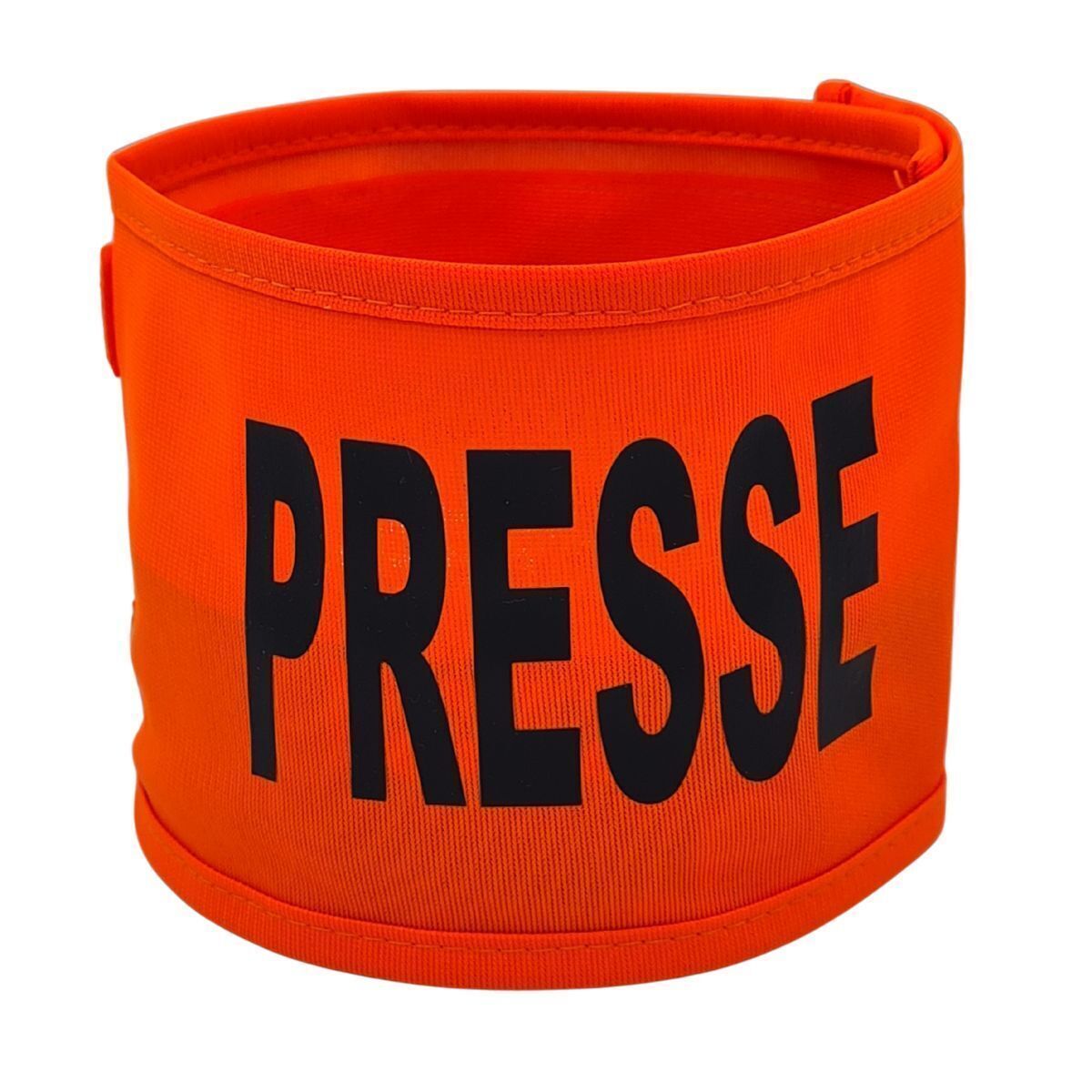 Brassard léger textile - PRESSE - orange