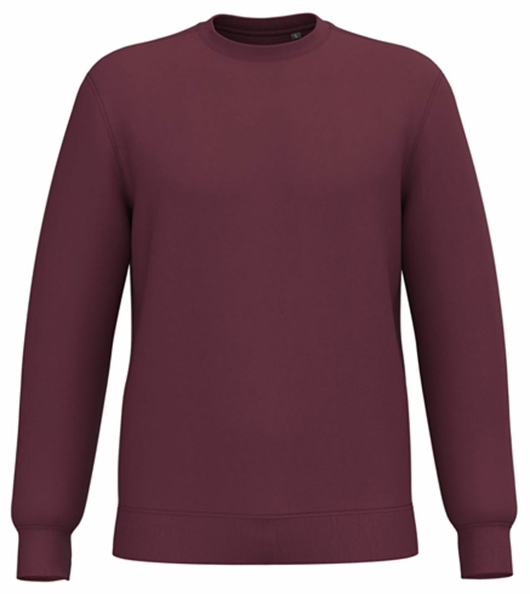 Sweat shirt recyclé - Unisexe - K4040 - rouge vin