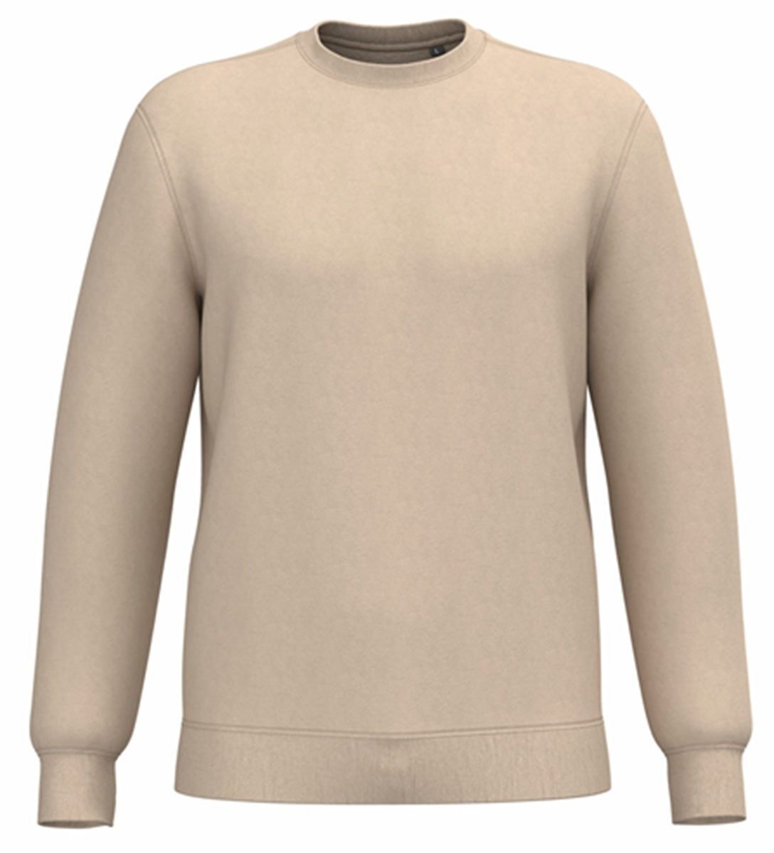 Sweat shirt recyclé - Unisexe - K4040 - beige sable
