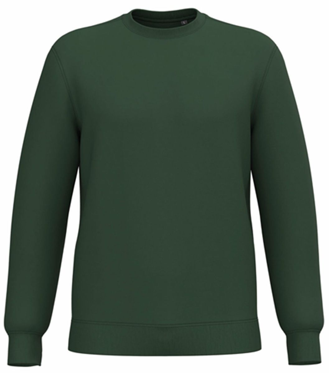 Sweat shirt recyclé - Unisexe - K4040 - vert forêt