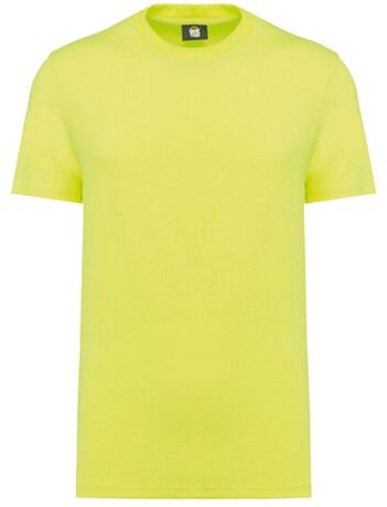 T-shirt de travail écoresponsable - Unisexe - WK305 - jaune fluo