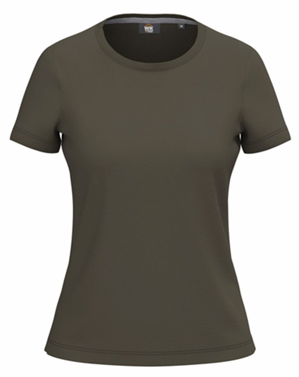 T-shirt antibactérien - Femme - WK307 - vert kaki foncé