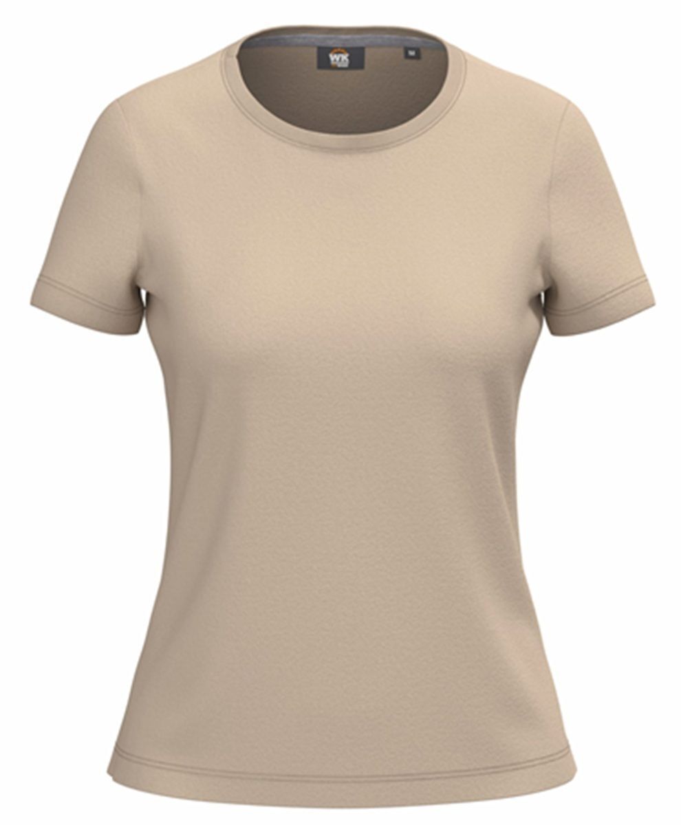 T-shirt antibactérien - Femme - WK307 - beige sable
