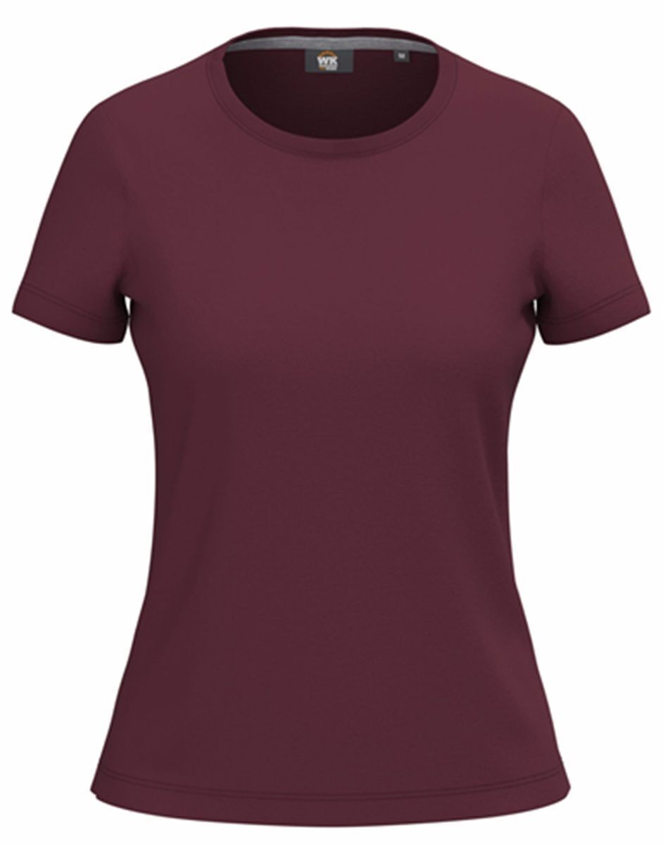 T-shirt antibactérien - Femme - WK307 - rouge vin