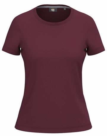 T-shirt antibactérien - Femme - WK307 - rouge vin