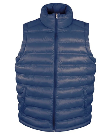 Doudoune anorak sans manches bodywarmer HOMME - R193M - bleu marine