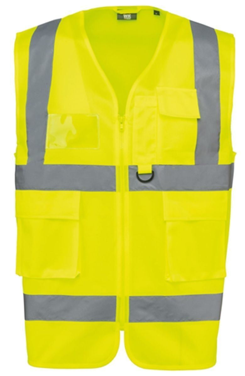 Gilet de sécurité haute visibilité - Unisexe - WK618 - jaune fluo