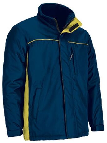 Parka de travail imperméable - Homme - REF THUNDER - bleu marine et jaune