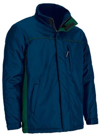 Parka de travail imperméable - Homme - REF THUNDER - bleu marine et vert bouteille