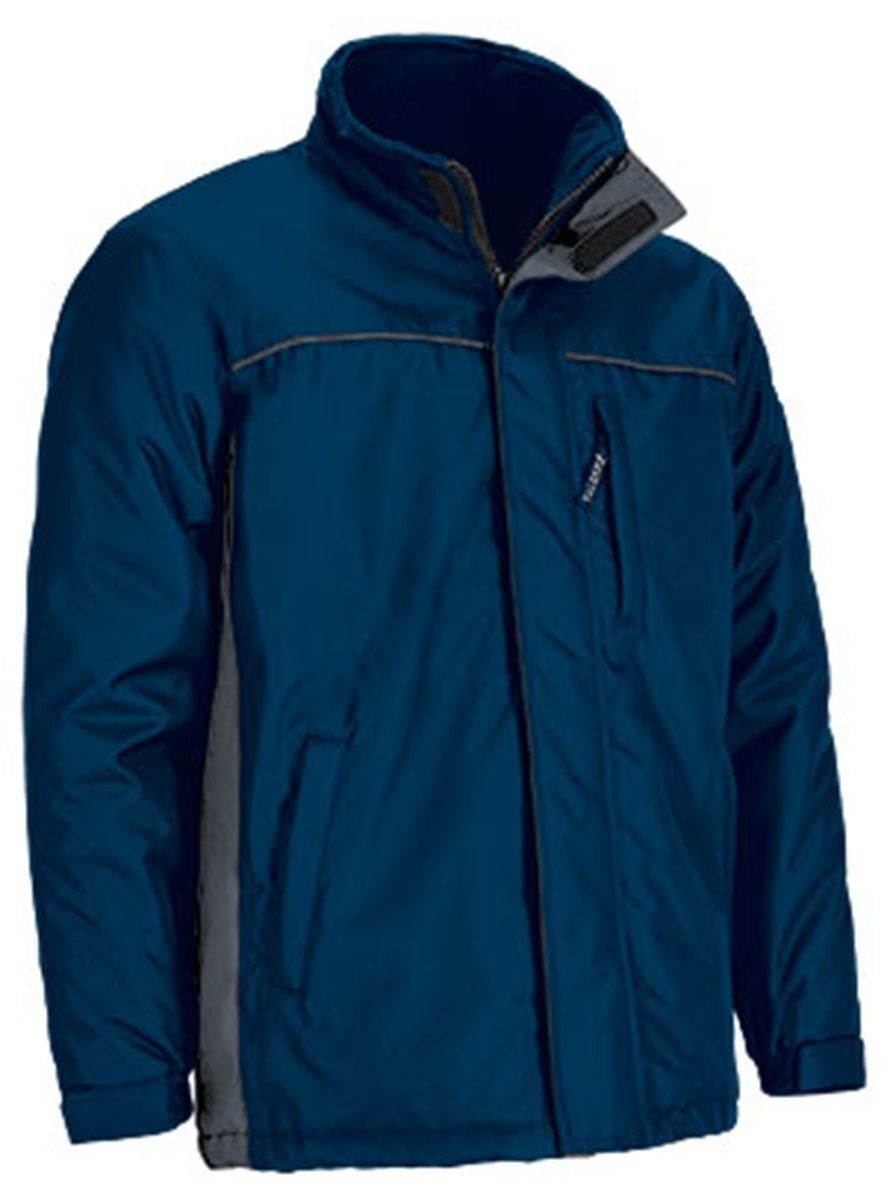 Parka de travail imperméable - Homme - REF THUNDER - bleu marine et gris ciment