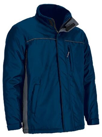 Parka de travail imperméable - Homme - REF THUNDER - bleu marine et gris ciment