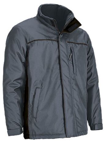 Parka de travail imperméable - Homme - REF THUNDER - gris ciment et noir