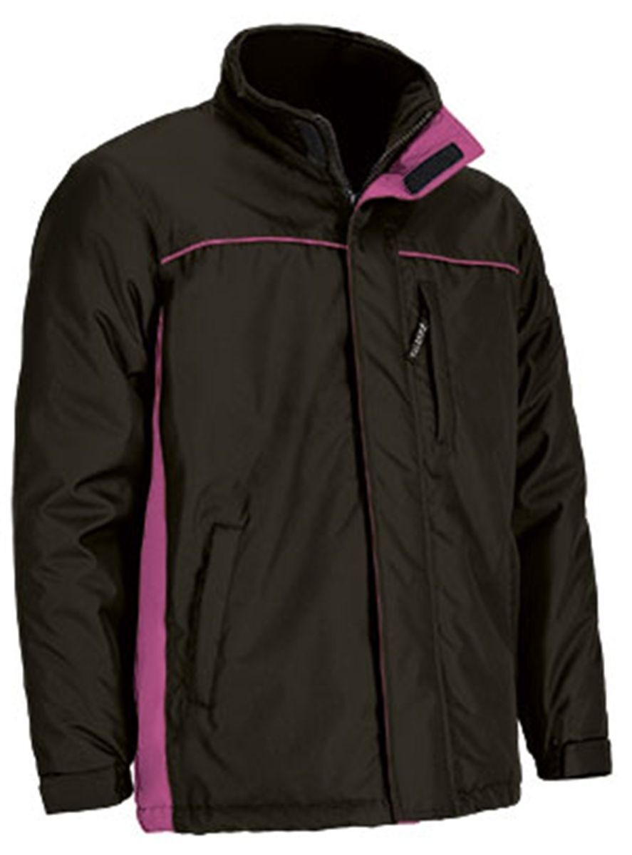 Parka de travail imperméable - Homme - REF THUNDER - noir et rose magenta