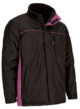 Parka de travail imperméable - Homme - REF THUNDER - noir et rose magenta