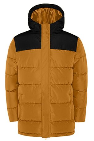 Doudoune bicolore - Unisexe - RY5075 - jaune curry et noir