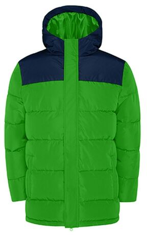 Doudoune bicolore - Unisexe - RY5075 - vert fem et bleu marine