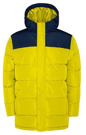 Doudoune bicolore - Unisexe - RY5075 - jaune et bleu marine