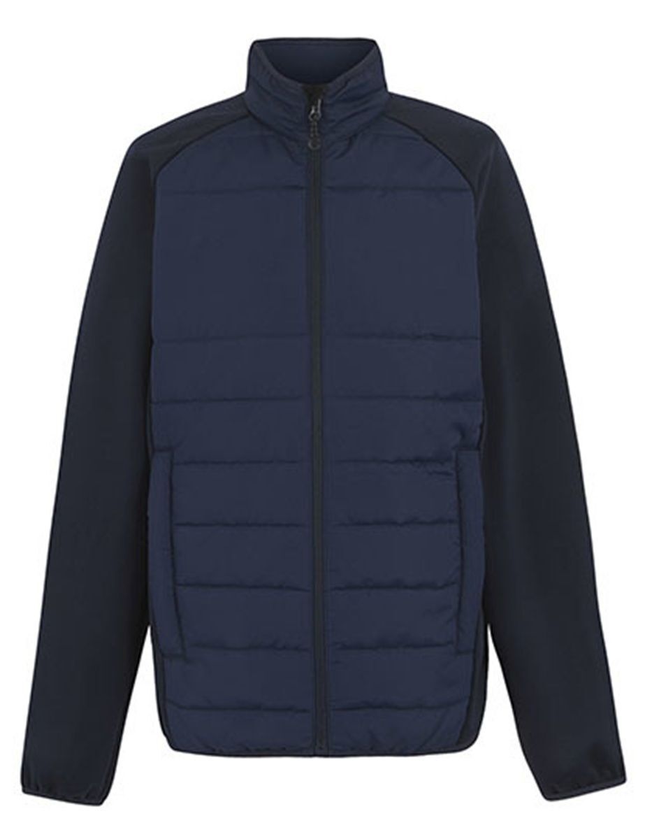 Doudoune hybride avec capuche - Homme - RG590 - bleu marine
