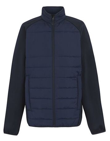 Doudoune hybride avec capuche - Homme - RG590 - bleu marine