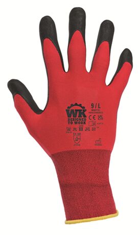 Gants de manutention de précision - WKP701 - rouge