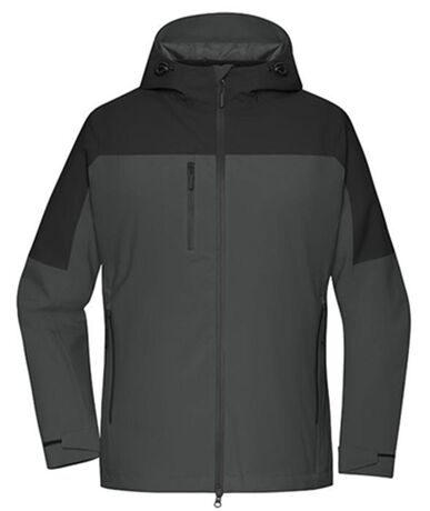 Veste 3 en 1 - Femme - JN1377 - gris carbone et noir