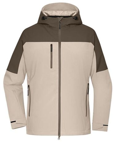 Veste 3 en 1 - Femme - JN1377 - beige grès et marron