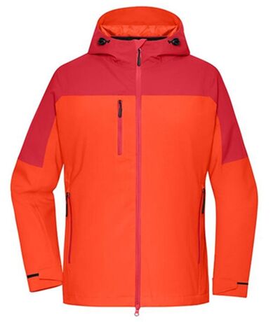 Veste 3 en 1 - Femme - JN1377 - orange épicé et rouge