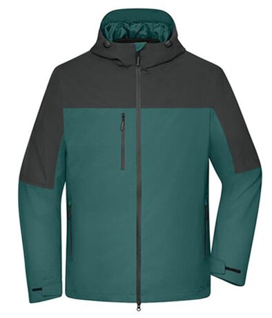 Veste 3 en 1 - Homme - JN1378 - vert fumé et gris carbone