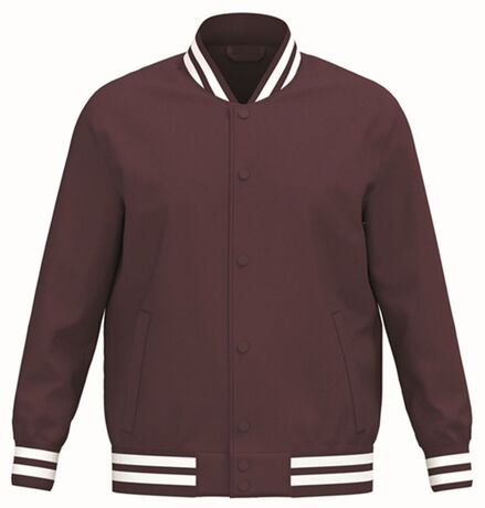 Veste teddy rembourrée - Unisexe - PAT618 - rouge dark cherry