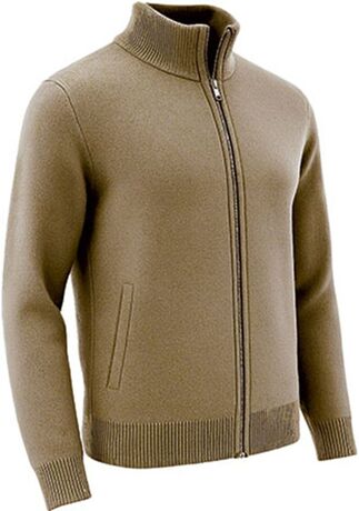 Veste, gilet, cardigan zippé - CARLO - Homme - marron camel