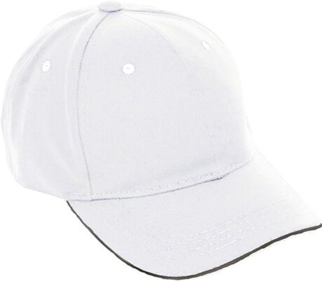 Casquette - PLAY - blanc et noir