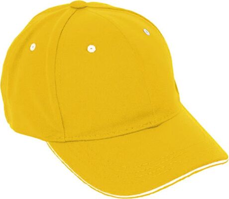Casquette - PLAY - jaune et blanc