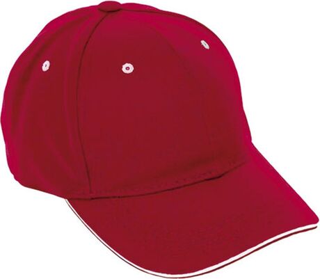 Casquette - PLAY - rouge et blanc