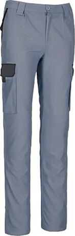 Pantalon de travail - Multipoches - Homme - TYPHOON - gris fumée et gris charbon