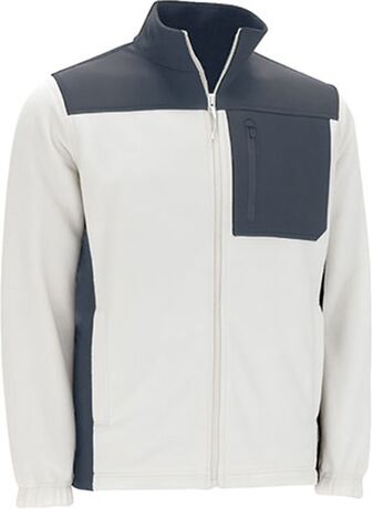 Polaire de travail - Homme - TYPHOON - blanc et gris ciment