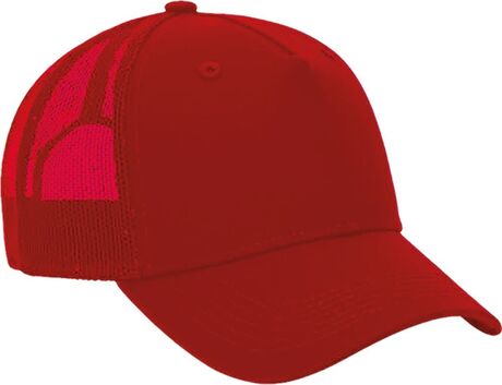 Casquette 5 panneaux - MEMPHIS - rouge