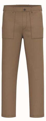 Pantalon délavé - Homme - PAT735 - beige camel