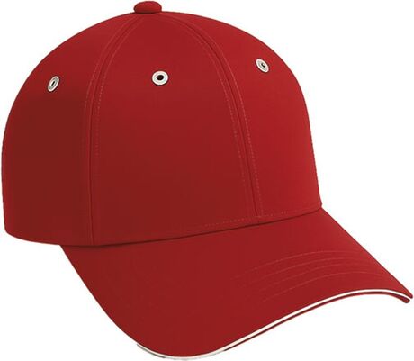 Casquette adulte - OCEAN - rouge et blanc