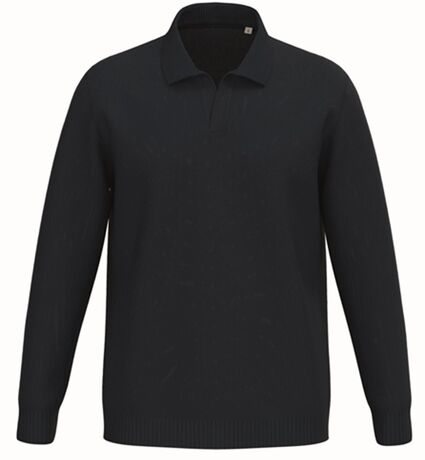 Pull col polo - Homme - PATS901 - bleu marine
