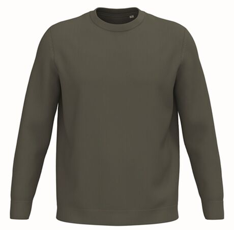 Pull col rond - Homme - PATS900 - vert kaki