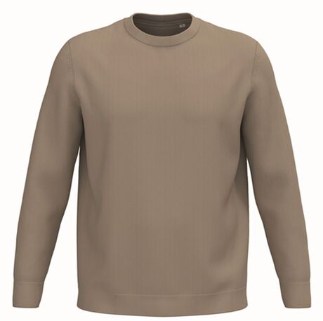 Pull col rond - Homme - PATS900 - beige sable