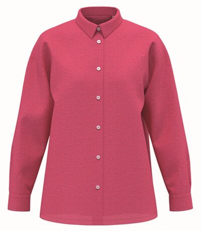 Chemise oversize en lin - Femme - PATS501 - rose sorbet