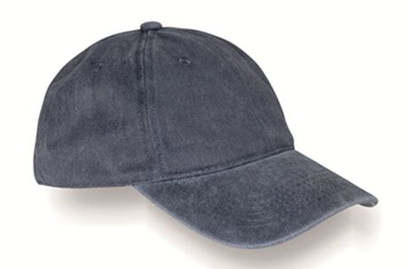 Casquette vintage pur coton - RC092X - bleu denim vintage
