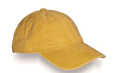 Casquette vintage pur coton - RC092X - jaune moutarde vintage