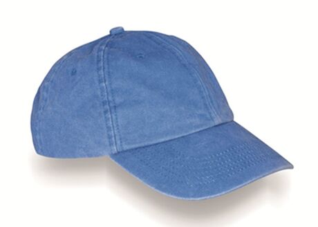 Casquette vintage pur coton - RC092X - bleu roi vintage