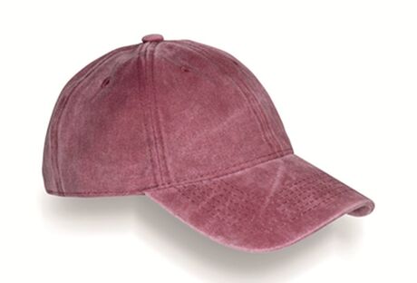 Casquette vintage pur coton - RC092X - rouge vintage